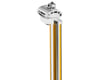 Image 2 for MCS Fluted Seat Post (Gold/Silver) (27.2mm) (350mm)